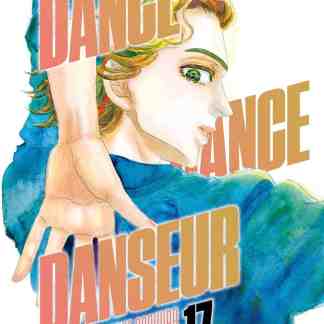 Fumetti di Dance Dance Danseur 17, manga di George Asakura, personaggio principale in posa, stile illustrativo artistico.