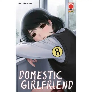 Ragazza triste in classe, manga anime stile, copertina volume 8, storie di relazioni domestic.