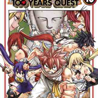 Comic manga Fairy Tail 100 Years Quest 10 con protagonisti in combattimento e ambientazione epica.