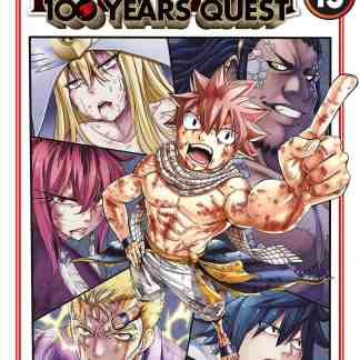 Illustrazione di manga con personaggi fantasy, azione e combattimento epico.