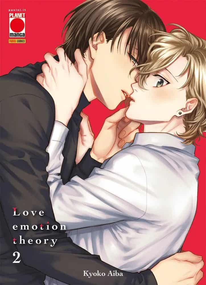 Alt text: Copertina di un manga romantico con due personaggi in un bacio intenso, atmosfera passionale.