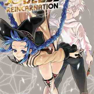 Illustrazione di personaggi manga di Mushoku Tensei, stile anime, dettaglio brillante, copertina colorata.