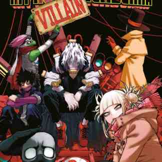 Copertina manga anime My Hero Academia 24, personaggi villain e eroi in azione.