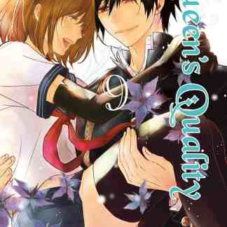 Ragazza e ragazzo in un manga romantico di scuola.