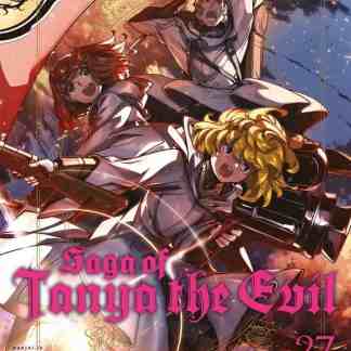 Copertina manga Saga di Tanya l'Esercito 27, scena di battaglia epica con personaggi armati.