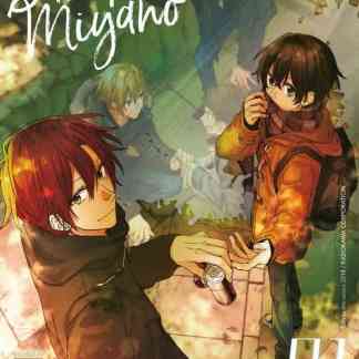 Alternativa: Copertina del manga Sasaki e Miyano, focus sui personaggi principali in uno stile anime.