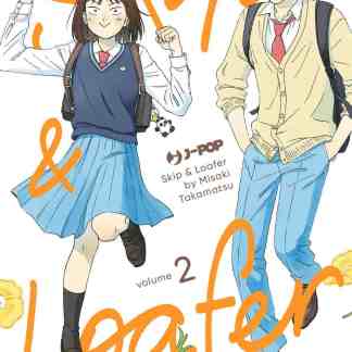 Albero di fiori gialli e ragazza studentessa, anteprima manga Skip & Loafer di Misaki Takamatsu.