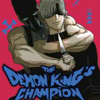 Alt: Copertina manga "The Demon King’s Champion 02" con personaggi muscolosi e stile dark fantasy.