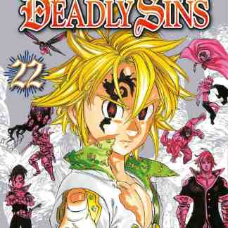 Alternativa: Copertina manga Seven Deadly Sins vol 22 con protagonista Meliodas e personaggi fantastici.