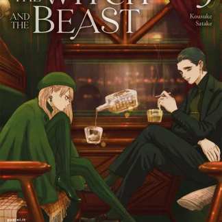 Due personaggi misteriosi in un ambiente magico e coinvolgente in stile manga.