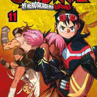 Alt text: Cover del fumetto Vigilante di My Hero Academia, con personaggi in azione.