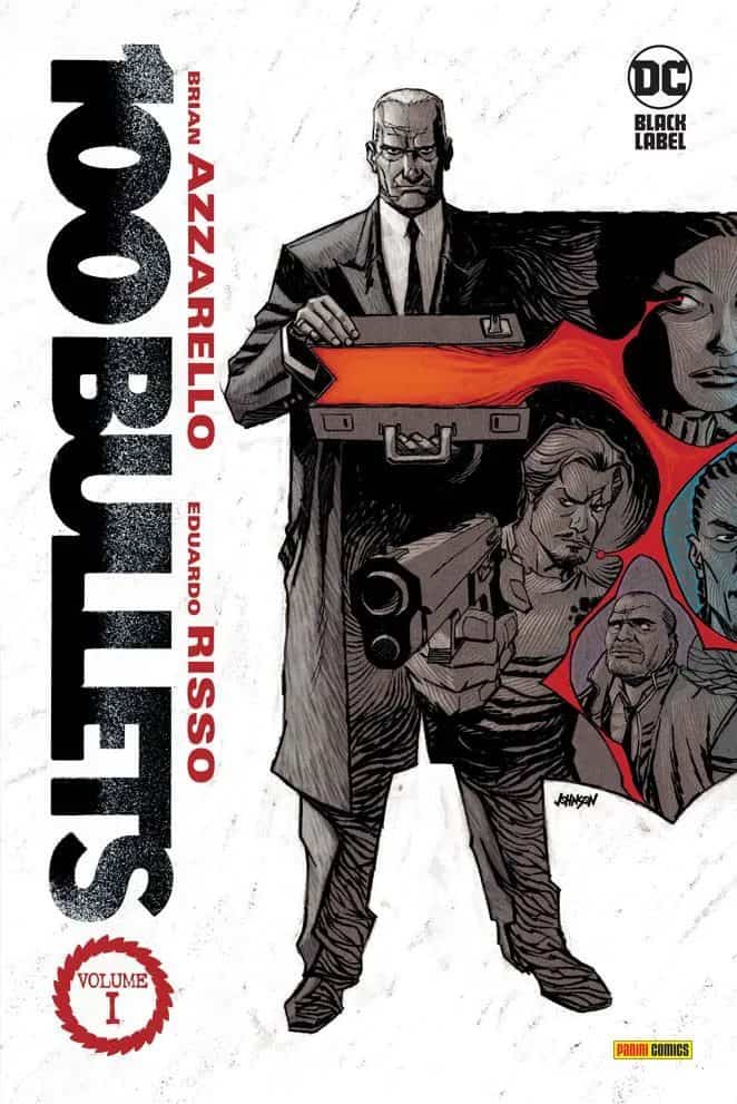 Fumetto 100 Bullets Deluxe Volume 1 di Brian Azzerello e Eduardo Risso.