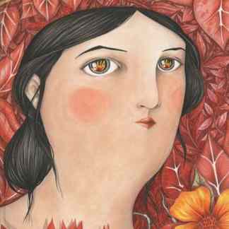 Ritratto di una donna con natura morta.