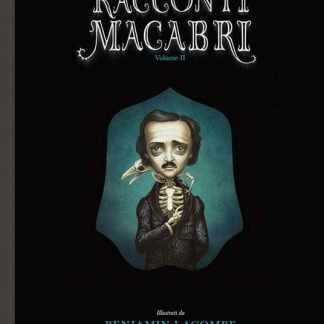 Illustrazione inquietante di un personaggio macabro per il volume 2 di Racconti Macabri.