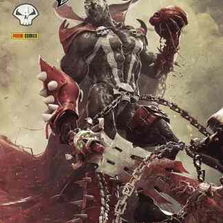 Immagine di Spawn 4 con dettagli dark e simboli horror.