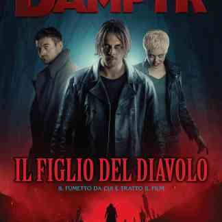 Immagine di copertina del fumetto Dampyr con personaggi principali in stile dark e tensione.
