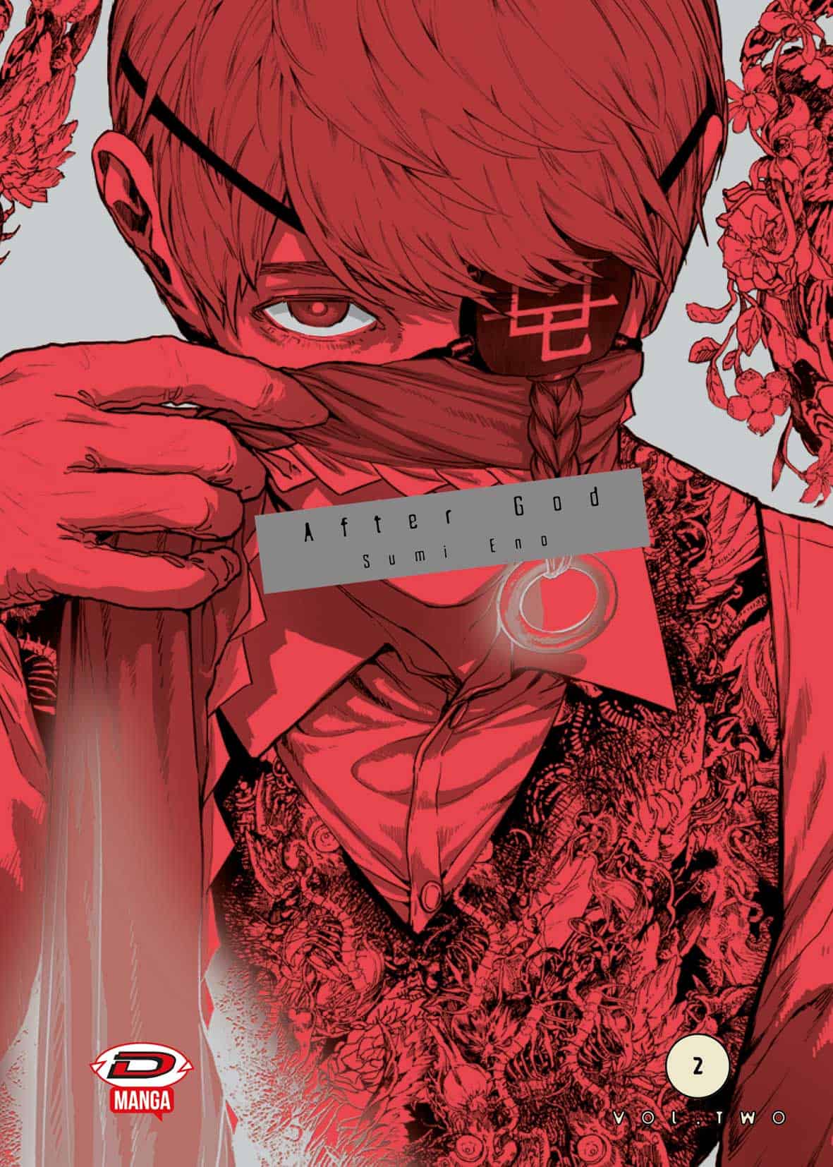 Copertina del manga "After God" di Sumi Eno, evidenzia un personaggio misterioso e artistico.