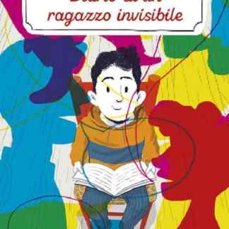 Copertina del libro di Helene Vignal, protagonista un ragazzo invisibile con libro in mano.