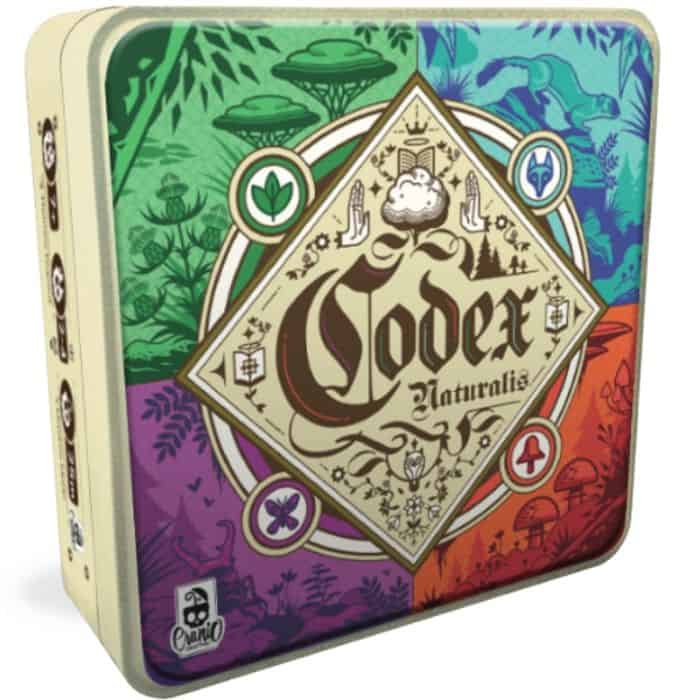 Tavolo illustrato di carte per giochi di botanica e natura, edizione italiana.