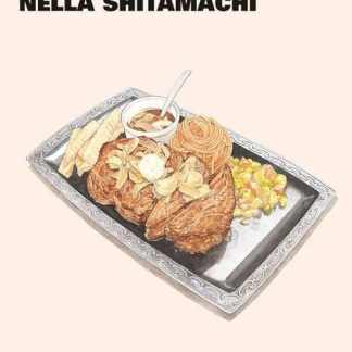 Bistecca giapponese con contorni di patatine, insalata e pasta, rappresenta la cucina di Shitamachi.