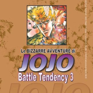 Immagine di Jojo's Bizarre Adventure Battle Tendency 3, manga di Hirohiko Araki, personaggi iconici, stile anime.