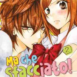 Giovane ragazza e ragazzo con espressioni intense, stile anime, copertina di manga, divertente e romantico.