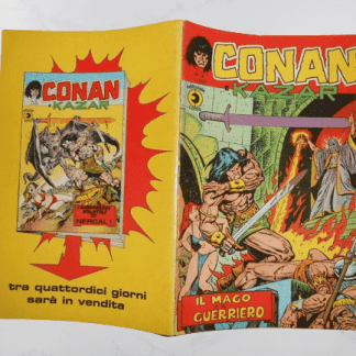 Fumetto di Conan Kazar, rivista di avventure epiche e fantasy per collezionisti e appassionati.