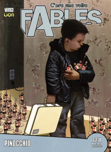 Fanciullo con giochi di ruolo e collezioni di figurine su "C'era una volta fables 7" di Lantrodeifumetti.