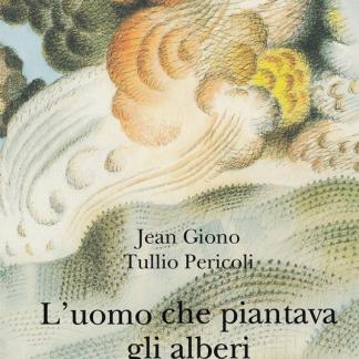 Albero e natura, libro illustrato "L'uomo che piantava gli alberi" con QR code.