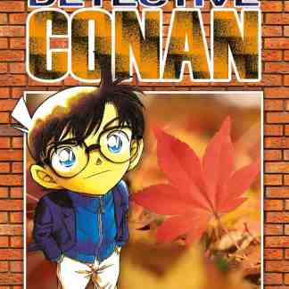 La copertina del volume 52 di Detective Conan con personaggio principale e foglia d'autunno sullo sfondo.