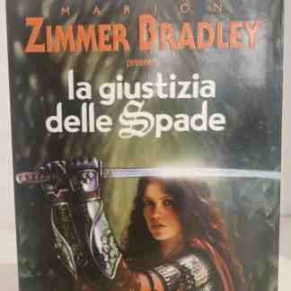 Alt: Copertina del manga "La giustizia delle spade" con protagonista femminile armata di spada nel cuore della natura.