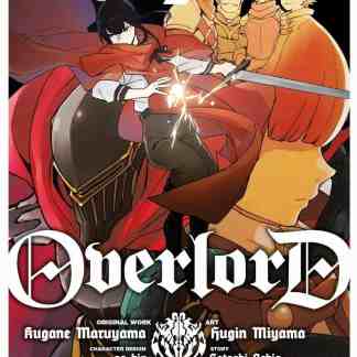 Alt text: Copertina manga Overlord 2 con personaggi principali, personaggi vari e logo.