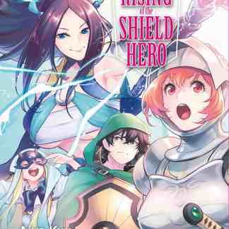 Immagine di hero manga fantasy con personaggi anime.