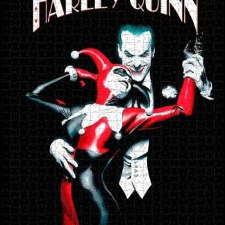 Puzzle Joker Harley Quinn 1000 pezzi, edizione DC Comics, gioco di puzzle artistico.