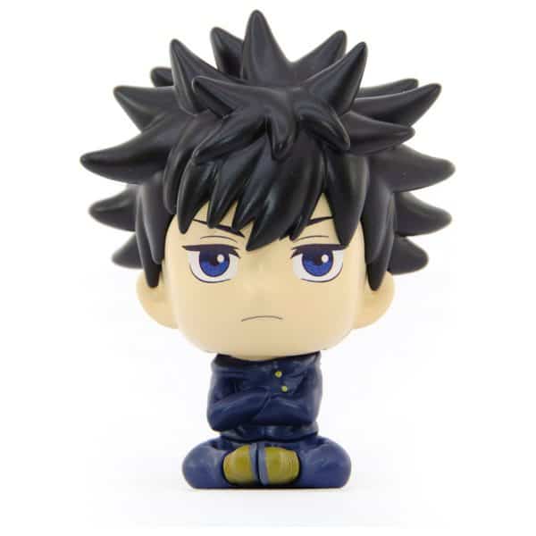 Figurina bobble head di Fushiguru Megumi di Jujutsu Kaisen, collezione anime, regalo manga, statuetta collezionabile.