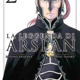 Illustration di Arslan in armatura e cappello elaborato per la serie manga.