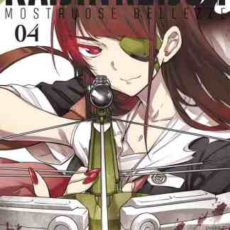 Altezza visuale del personaggio femminile con arma da fuoco, stile manga.