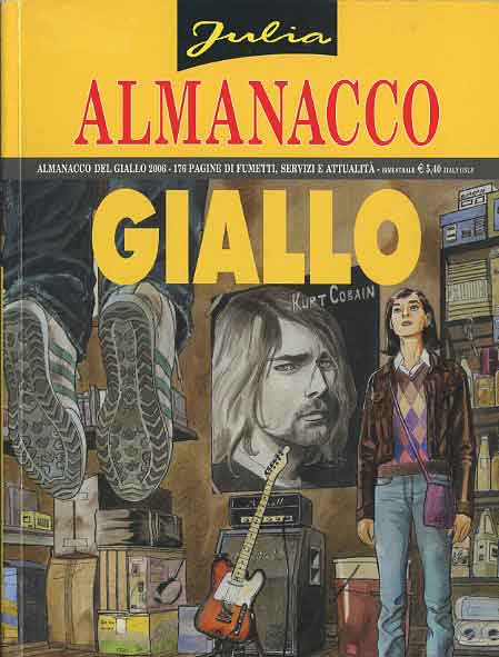 Illustrazione di Julia, copertina dell'Almanacco del Giallo 2006, 176 pagine di fumetti.