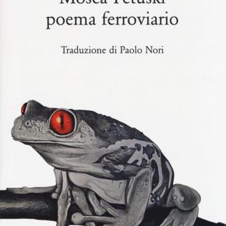 Illustrazione di una rana con occhi rossi su copertina libro.