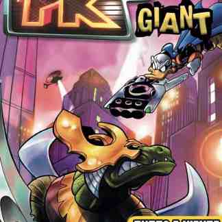 Copertina di un fumetto Disney PK2 Giant 7, con personaggi animated di DuckTales e un grande coccodrillo.