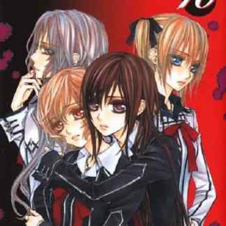 Copertina manga Vampire Knight Deluxe, personaggi anime vampiri e umani, edizione 10, Matsuri Hino.