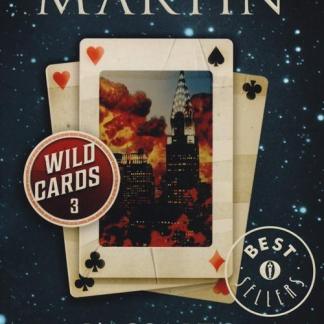 Carte da gioco con immagine della città di New York al tramonto.