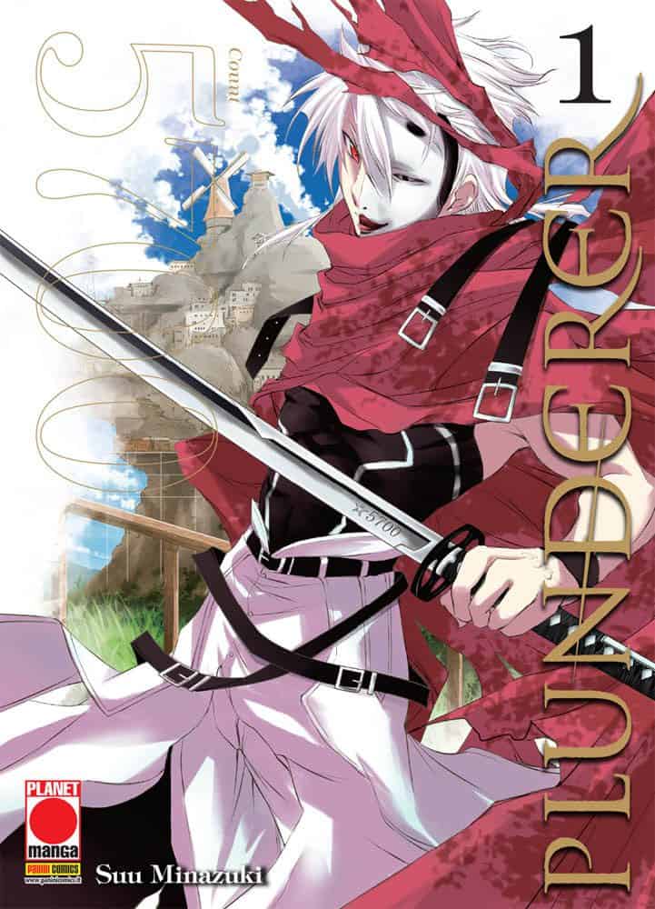 Gifto di Samurai con spada in battaglia, ambientazione fantasy nel manga "Plunderer".