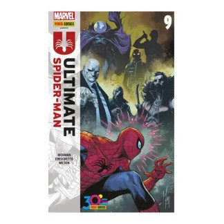 Copertina di Spider-Man e personaggi Marvel principali, atmosfera dinamica e recenti.