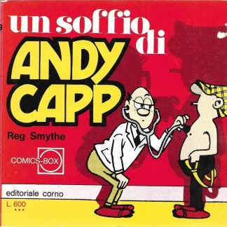 Alt text: Copertina fumetto Andy Capp con personaggi umoristici.