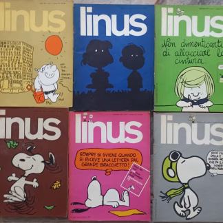 LINUS anno 1971 COMPLETA 12 albi