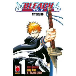 Immagine di copertina manga Bleach di Tite Kubo con Ichigo Kurosaki armato di spada.