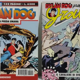 Copertina di Dylan Dog "La preda umana" e "Gzaurho".