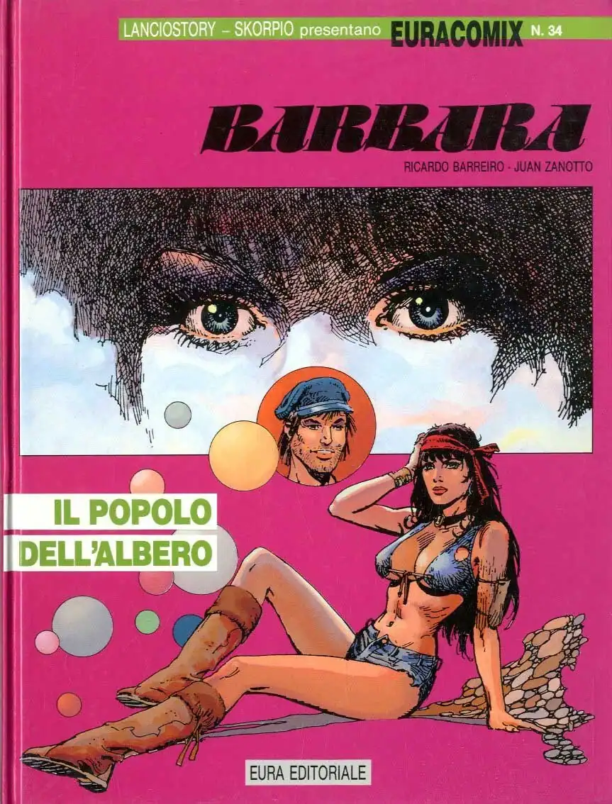 Fumetto "Il Popolo dell'Albero" di Barbora, copertina colorata con personaggi in stile manga.