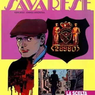 Illustrazione vintage con uomo e simboli storici.